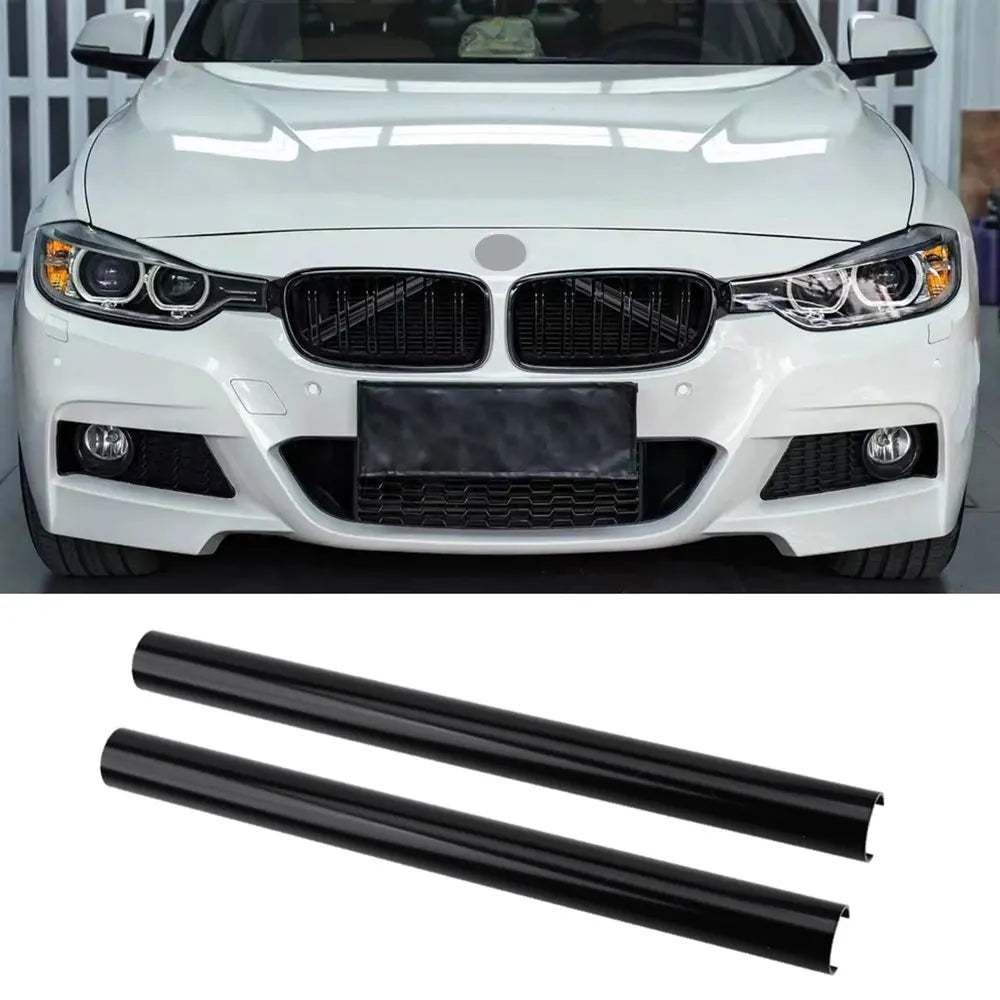2PCS Barres Décoratives M Sport – Grille Avant BMW Séries F HushBimmer