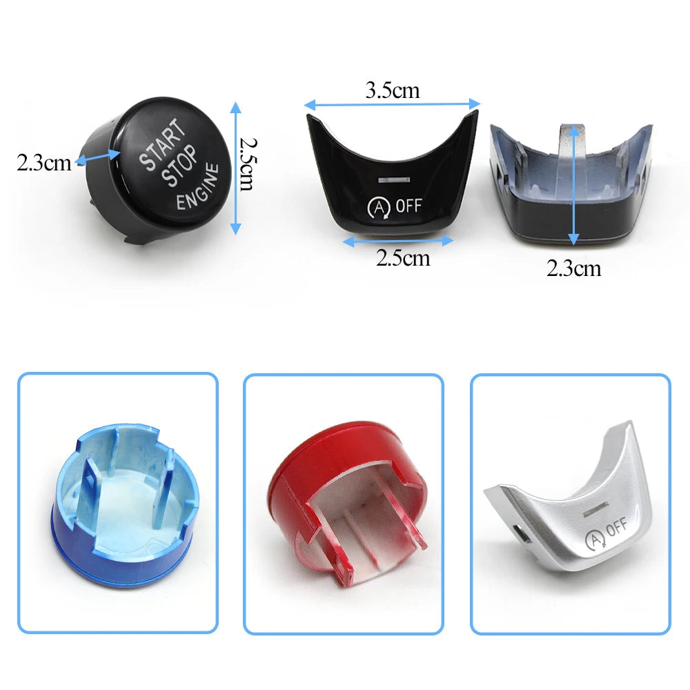 Cache Bouton Start/Stop & OFF pour BMW Série 1/5/6/7, X3, X4 – F et G Series HushBimmer