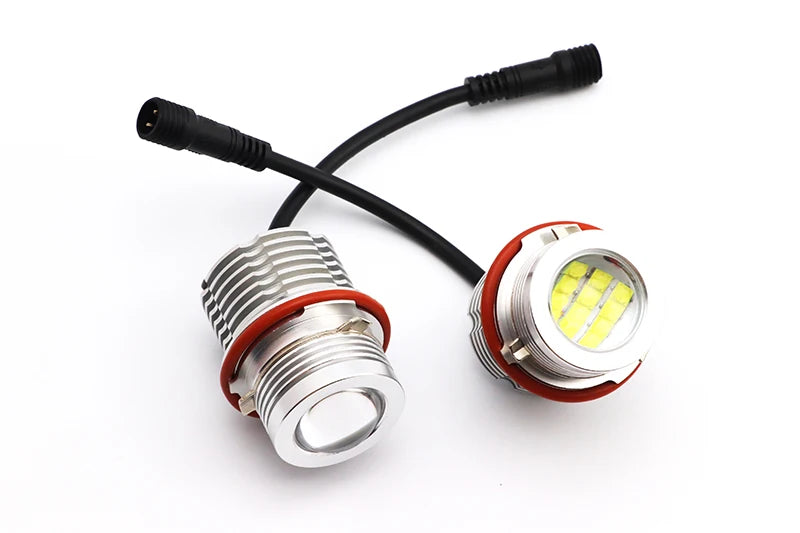 Kit LED Angel Eyes Canbus 120W – Blanc Pur – Pour BMW E53 X5 – 2000 à 2006 HushBimmer