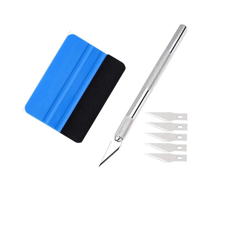 Kit Outils Pose Film Vinyle & Teinte Vitres – 1 - 10 Pièces HushBimmer