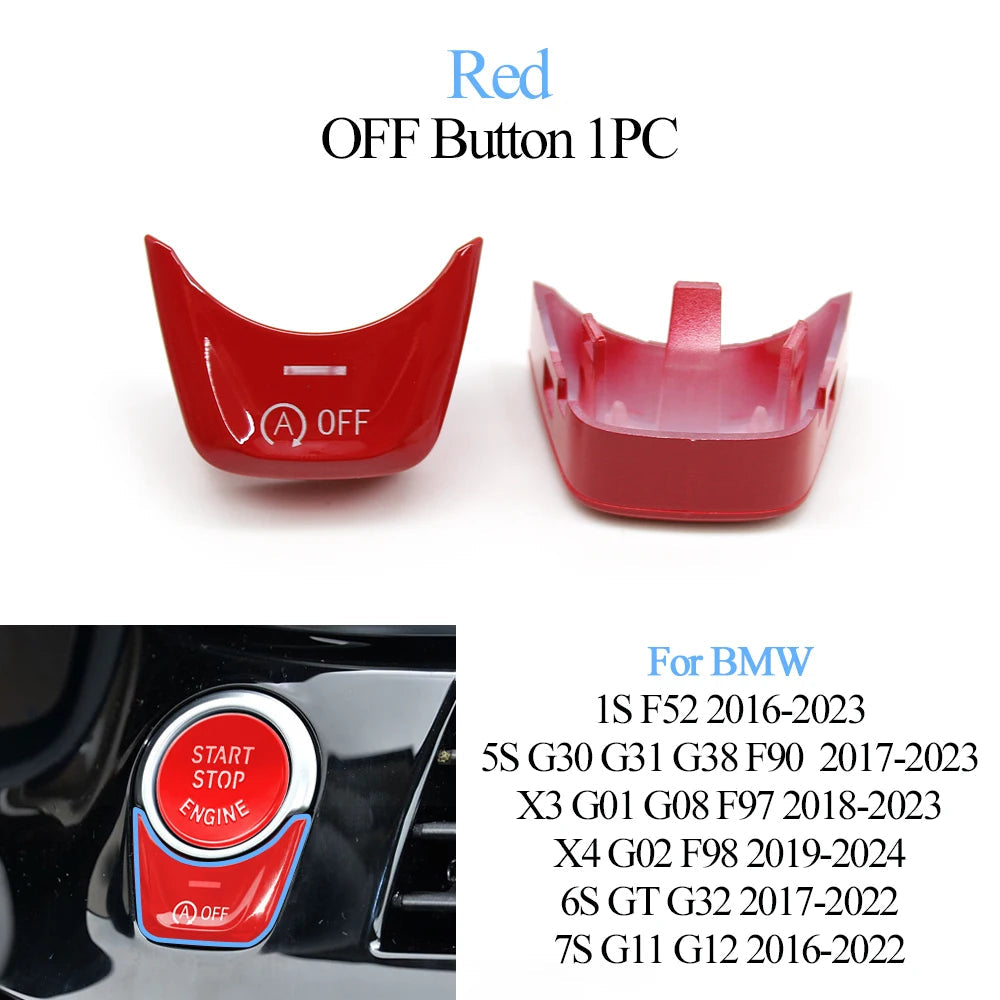 Cache Bouton Start/Stop & OFF pour BMW Série 1/5/6/7, X3, X4 – F et G Series HushBimmer