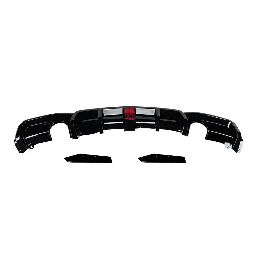 Diffuseur Arrière BMW Série 3 F30 (2013–2019) – Finition Noir Brillant avec Feu Stop Intégré