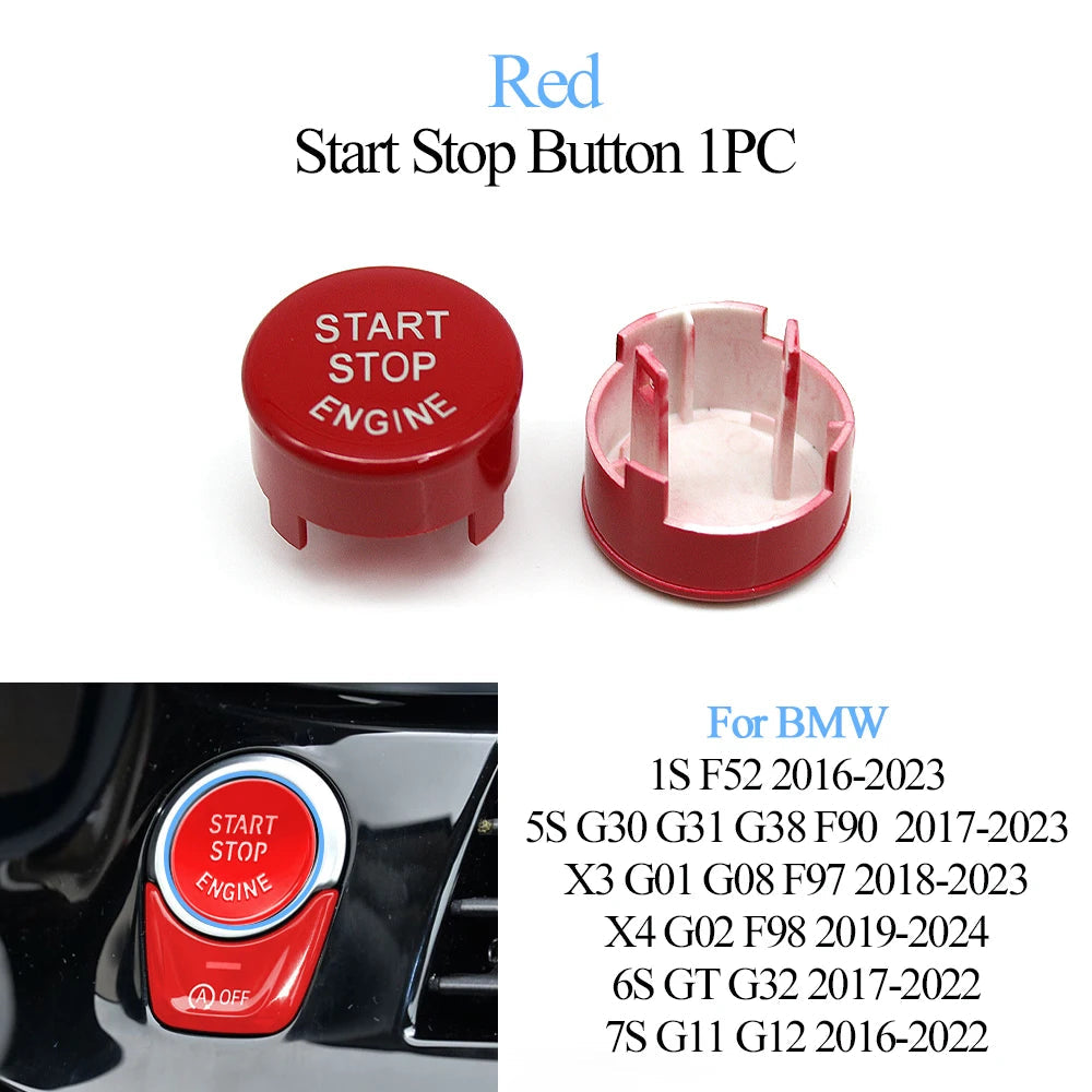 Cache Bouton Start/Stop & OFF pour BMW Série 1/5/6/7, X3, X4 – F et G Series HushBimmer
