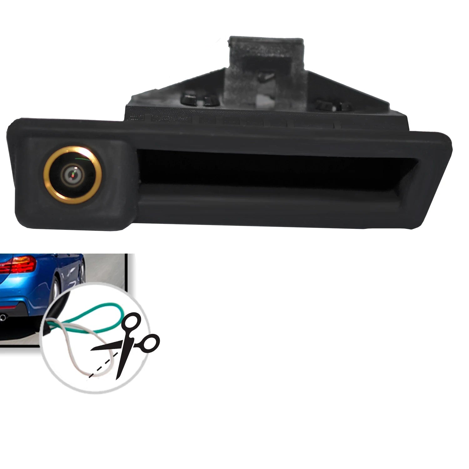 Caméra de Recul Poignée Coffre AHD 1080P – Pour BMW Série 3, 5, X1, X5, X6 (E39 E60 E70 E82 E90) HushBimmer