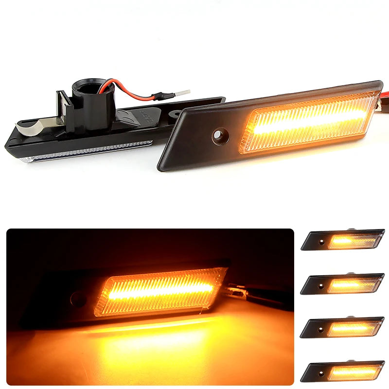 Clignotants LED Dynamiques – Feux Latéraux Séquentiels Pour BMW E30 E32 E34 E36 (1990-1996) HushBimmer