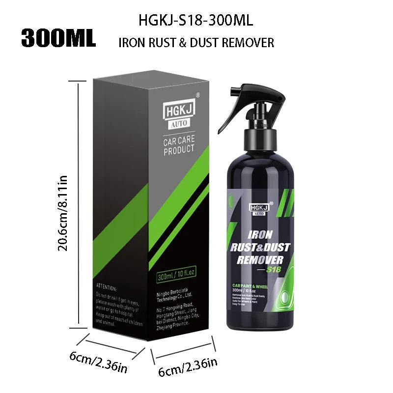 Spray Nettoyant Antirouille & Décontaminant Fer – Carrosserie & Jantes HushBimmer