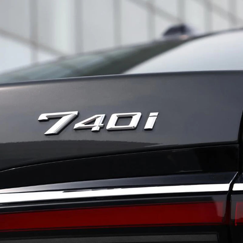 Emblème 3D ABS de Coffre – 730i 735i 740i 750i 760i – Pour BMW Nouvelle Série 7 G70 (2023 à 2025) HushBimmer