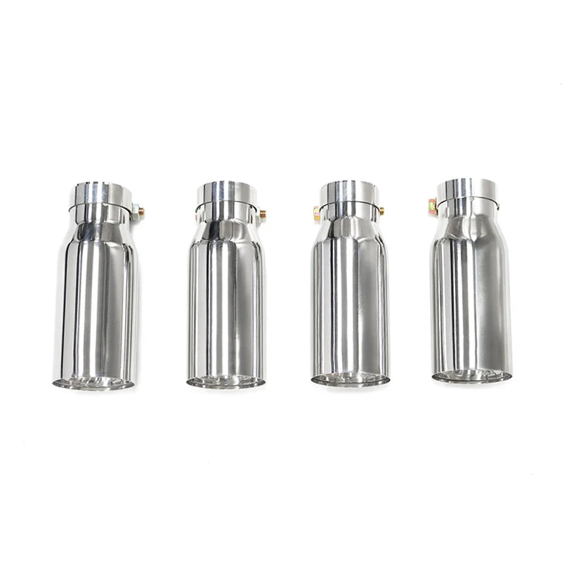 Lot de 4 Embouts d'Échappement Carbone Noir Brillant – BMW M3 E90 E92 E93 (80mm) HushBimmer