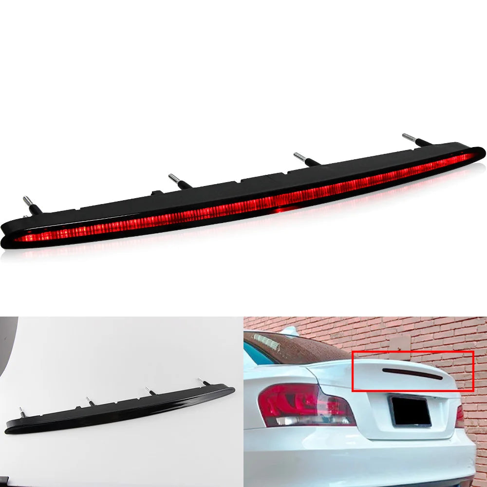 3e Feu Stop LED – BMW Série 1 E82/E88 (2007–2013) – Rouge ou Fumé HushBimmer