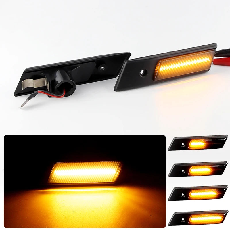 Clignotants LED Dynamiques – Feux Latéraux Séquentiels Pour BMW E30 E32 E34 E36 (1990-1996) HushBimmer