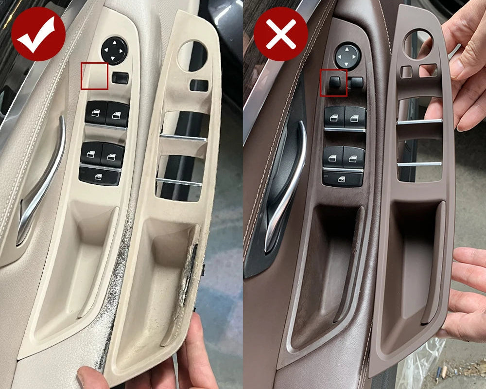 Poignée Intérieure de Porte Avant Conducteur – BMW Série 5 F10 F11 F18 (2010-2017) – 7 Couleurs – LHD & RHD HushBimmer