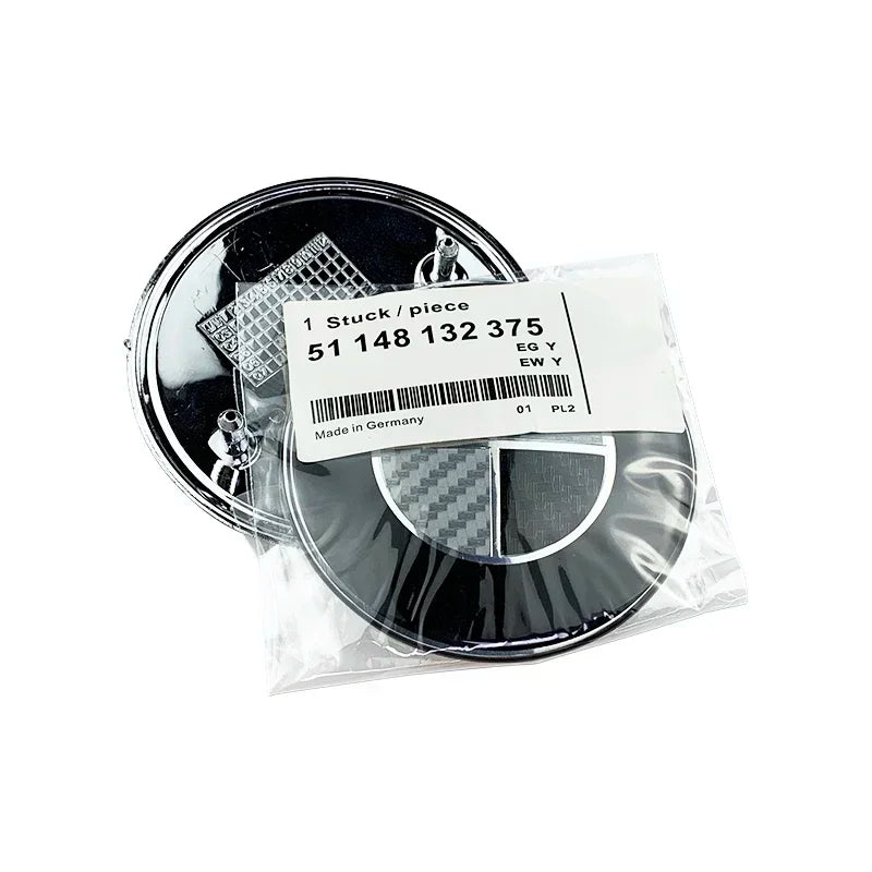 Emblème Avant / Arrière & Volant – 45 / 74 / 82 mm – Pour BMW Série 1, 2, 3, 5, X1, X3, X5, X6 (E30–E70)