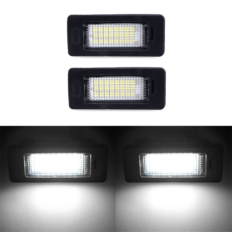 Paire de Feux de Plaque LED 6000K – BMW Série 1/3/5 E39 E60 E90 E91 E92 E93 E61 E70 HushBimmer
