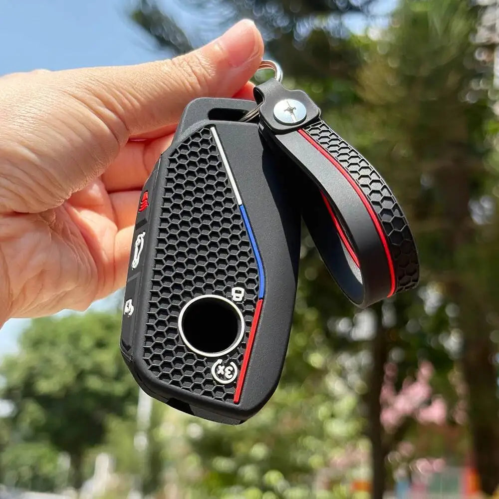 Coque de Clé BMW en Silicone – Protection Souple – Série 1 à 7, X, i, M - HushBimmer