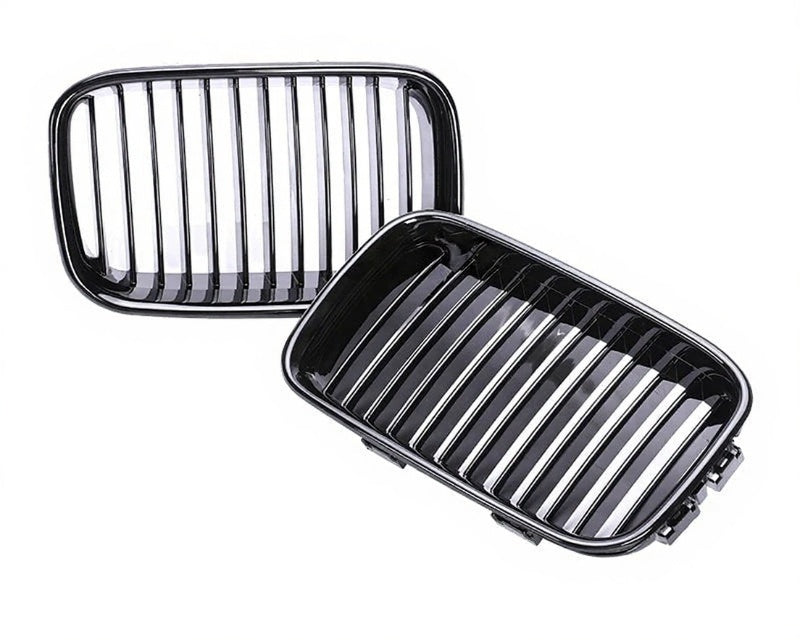 Calandre Double Lame M Style – BMW Série 3 E36 Pre-LCI (1992–1996) – Couleur M, Carbone Mat ou Noir Brillant HushBimmer