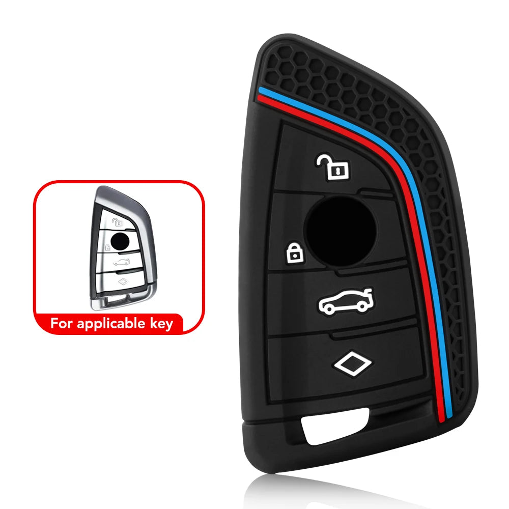 Housse Clé BMW Silicone – Protection Télécommande Série 1 à 7, X & Z HushBimmer