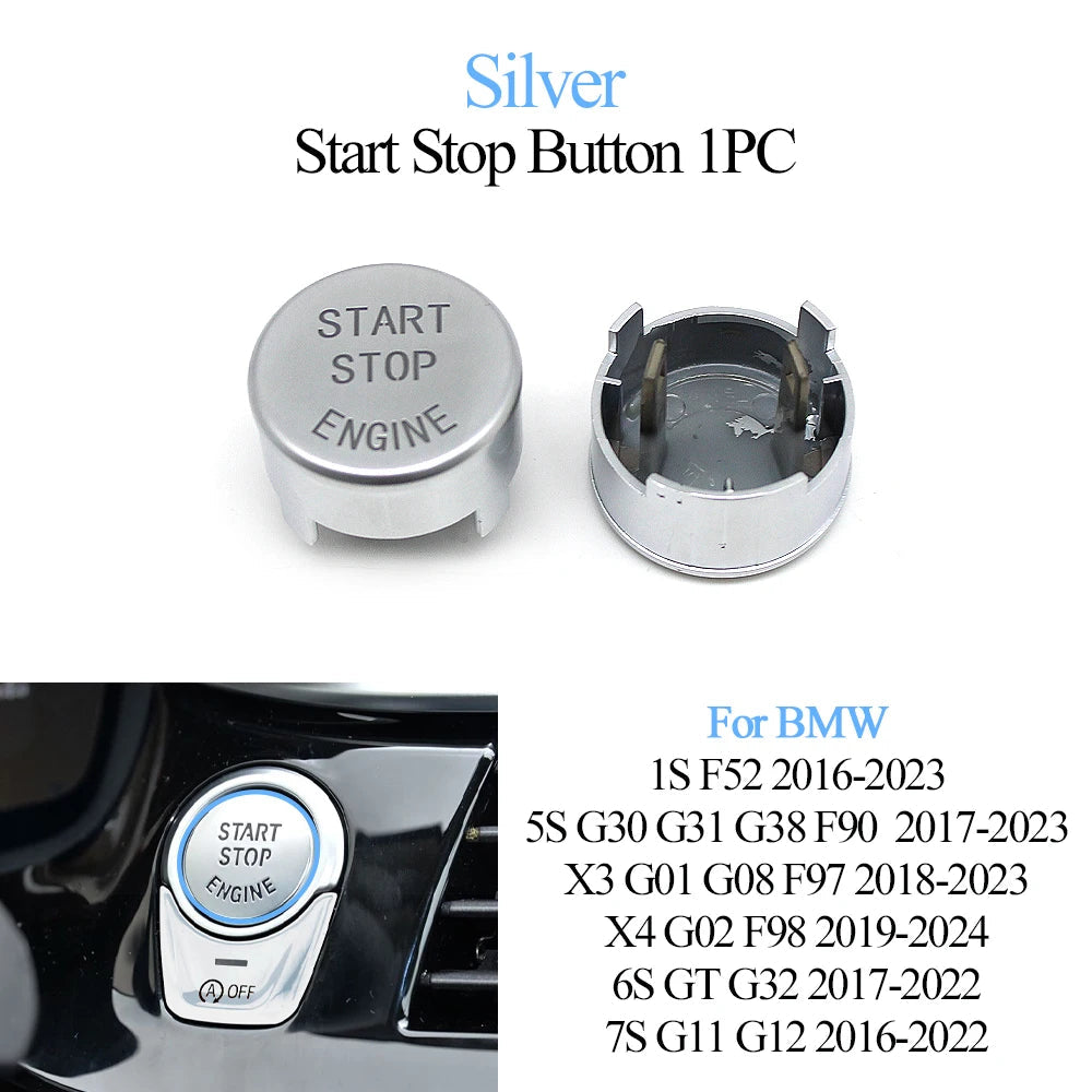 Cache Bouton Start/Stop & OFF pour BMW Série 1/5/6/7, X3, X4 – F et G Series HushBimmer