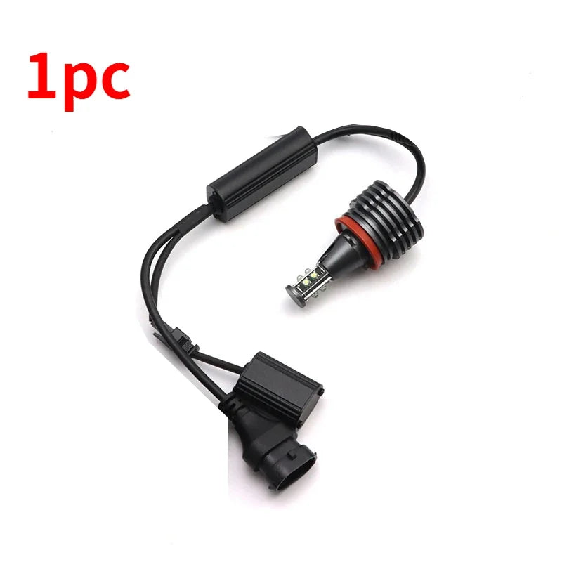 Angel Eyes LED Blanc 6000K – BMW Série 1 E87 LCI 2008–2011 – 60W HushBimmer