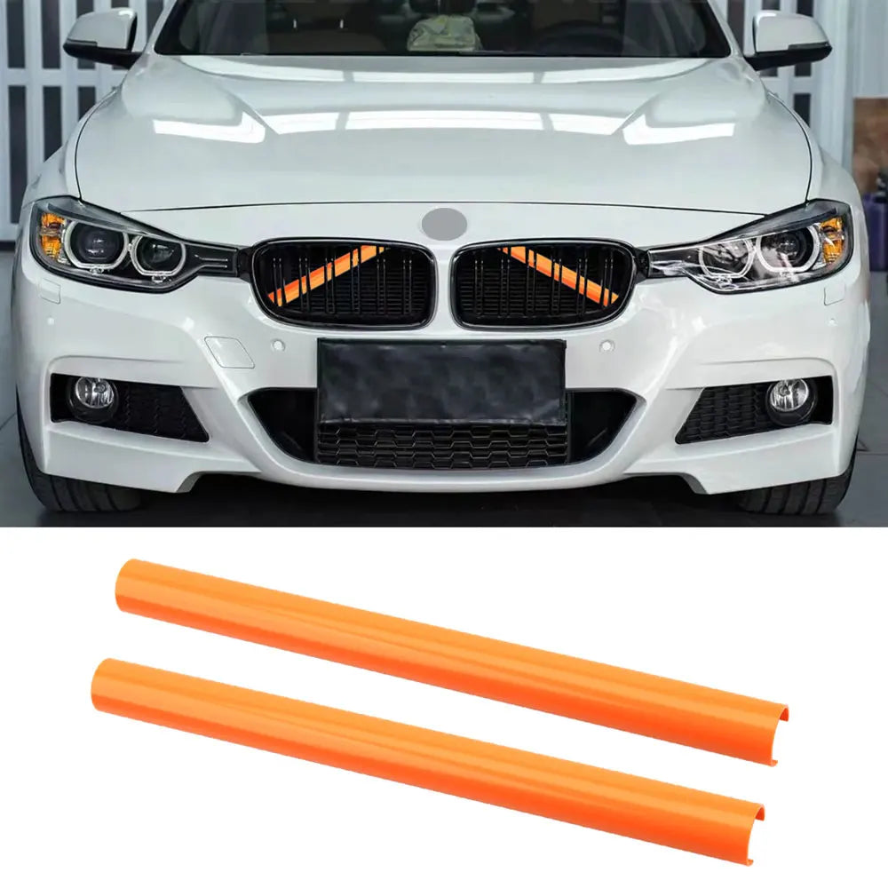 2PCS Barres Décoratives M Sport – Grille Avant BMW Séries F HushBimmer