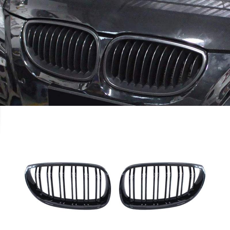 Grille Avant Sport Glossy pour BMW Série 5 E60/E61 & M5 (2004-2009) HushBimmer