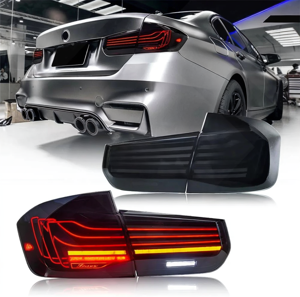 Feux arrière LED OLED – BMW Série 3 F30/F35 & M3 F80 (2013–2018) HushBimmer