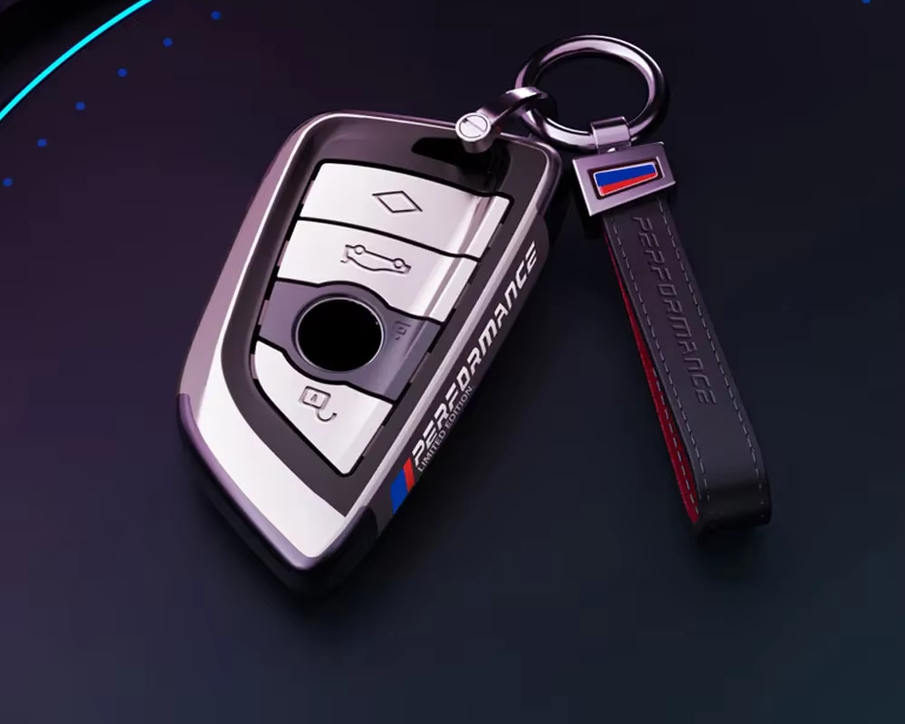 Coque de Clé BMW Finition Chrome PC – Série 3, 5, 7, X1 à X6 (G20, G30, G01, G05) - HushBimmer