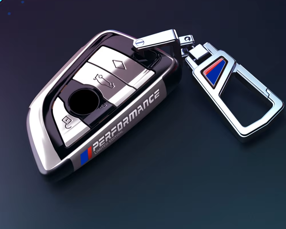 Coque de Clé BMW Finition Chrome PC – Série 3, 5, 7, X1 à X6 (G20, G30, G01, G05) - HushBimmer