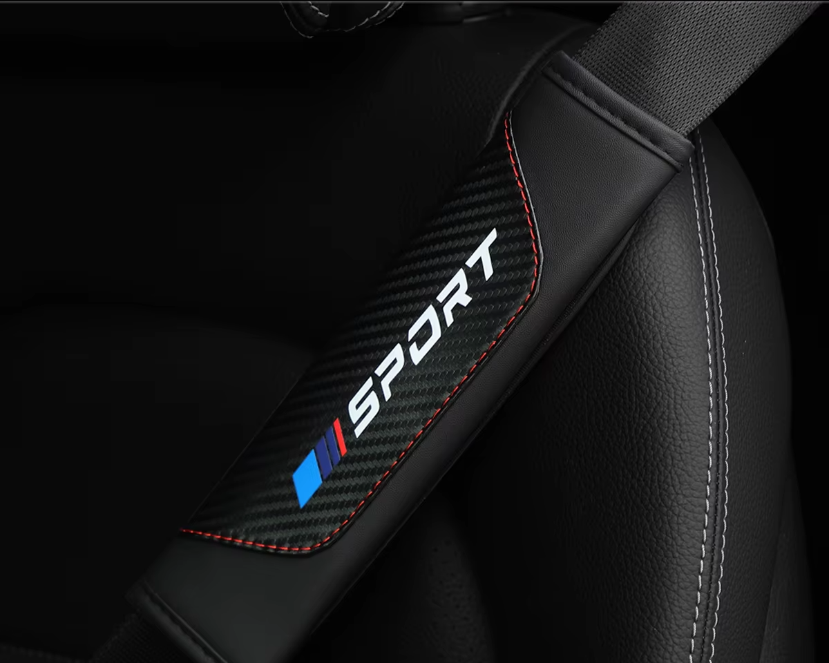 Couvre-ceintures BMW – Lot de 2 en fibre de carbone HushBimmer