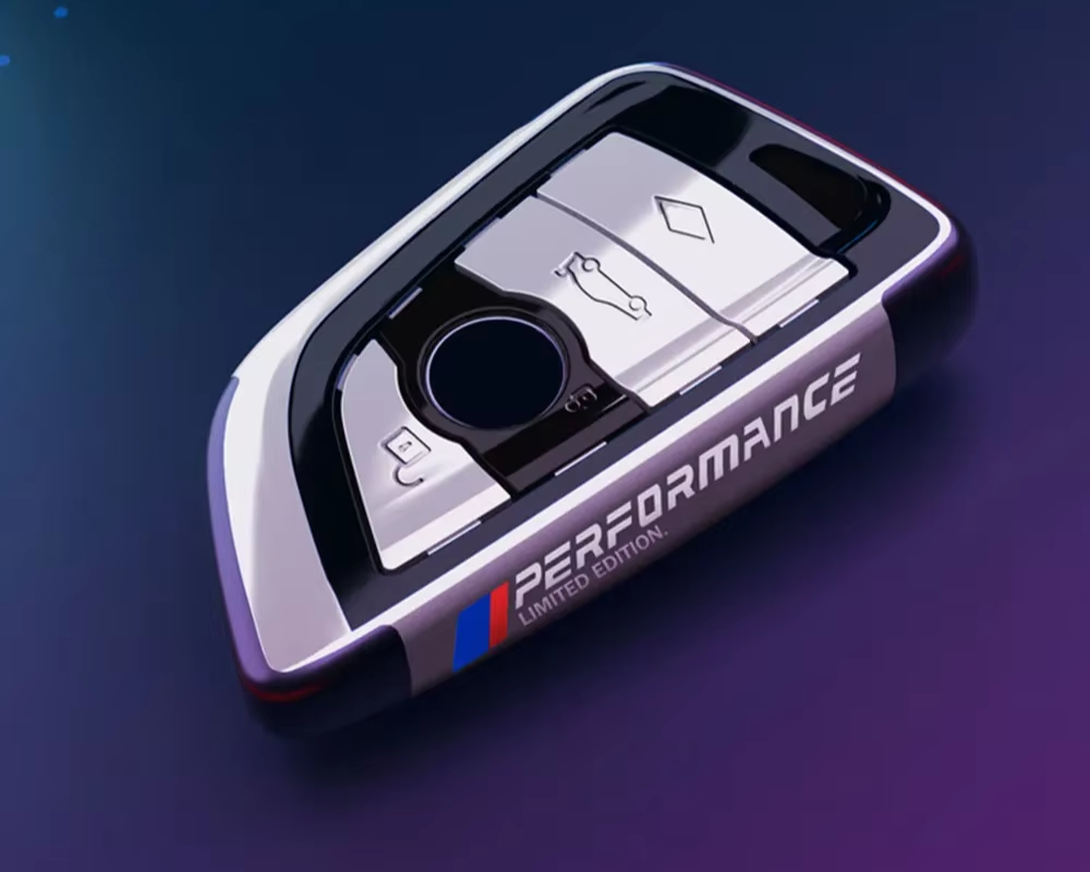 Coque de Clé BMW Finition Chrome PC – Série 3, 5, 7, X1 à X6 (G20, G30, G01, G05) - HushBimmer