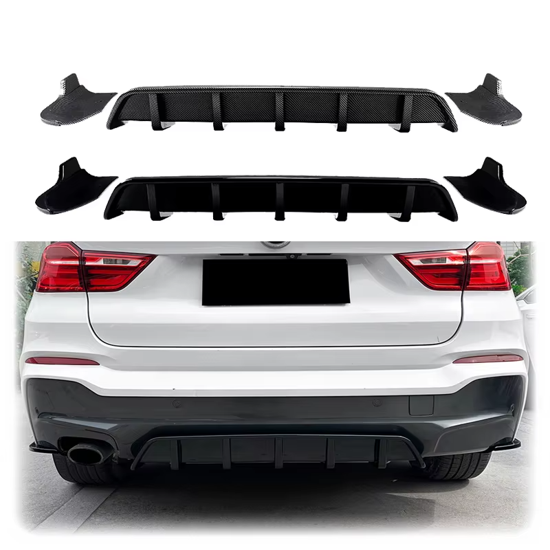 Diffuseur Arrière BMW X4 F26 (2014–2018) – Finition Noir Brillant ou Carbone