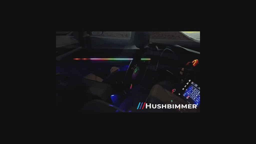 Kit Lumières Ambiance Intérieure Voiture 6 à 22 en 1 – LED Multicolores Contrôle App – Éclairage Atmosphère Musique – 12V