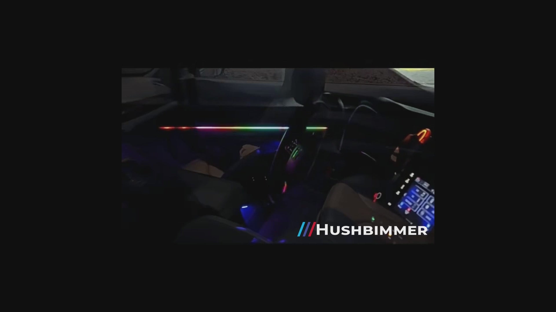 Kit Lumières Ambiance Intérieure Voiture 6 à 22 en 1 – LED Multicolores Contrôle App – Éclairage Atmosphère Musique – 12V